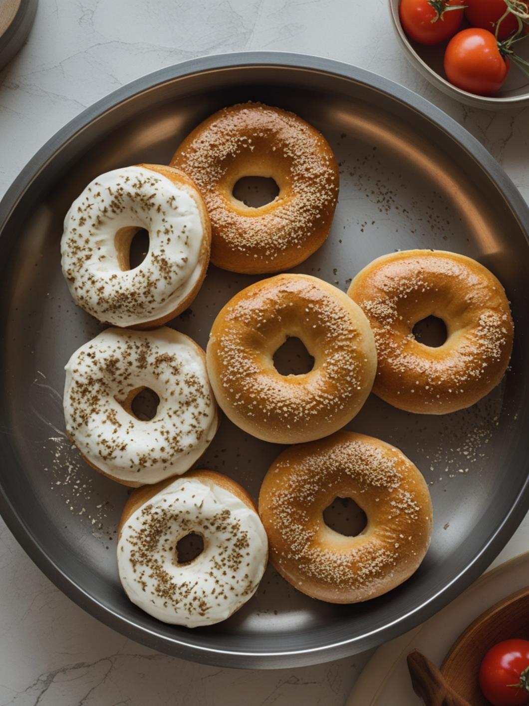 3 ingredient greek yogurt bagels