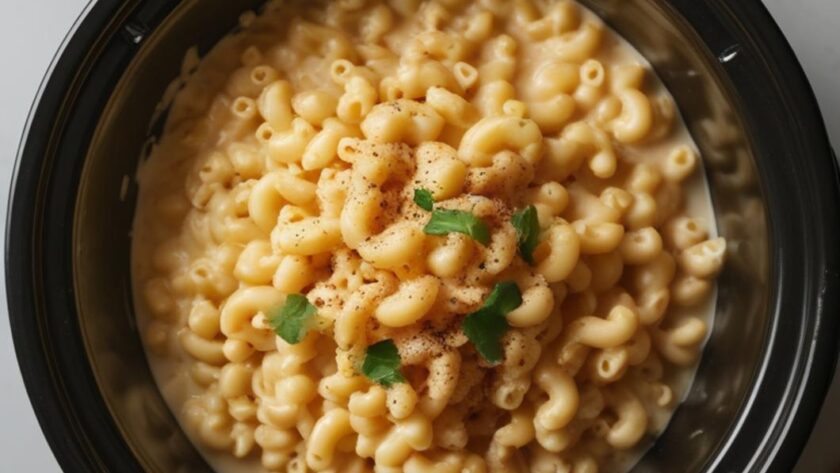 3 ingredient mac and cheese slow cooker
