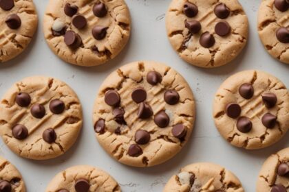 3 ingredient peanut butter chocolate chip cookies
