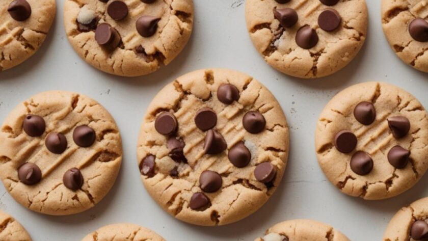 3 ingredient peanut butter chocolate chip cookies