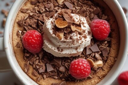 3 ingredient protein powder mug cake