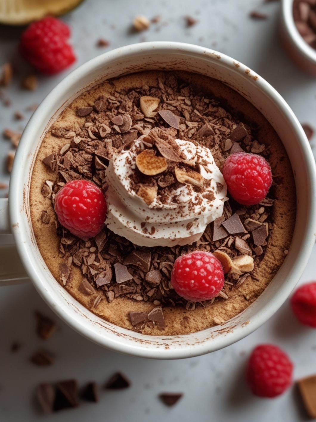 3 ingredient protein powder mug cake