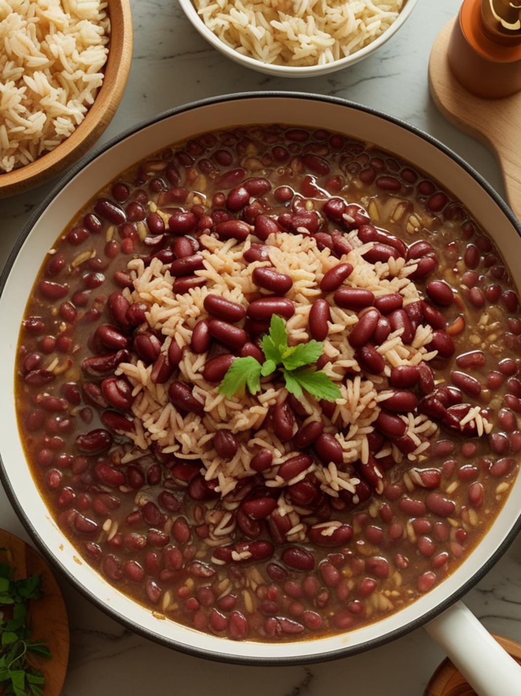 3 ingredient red beans and rice