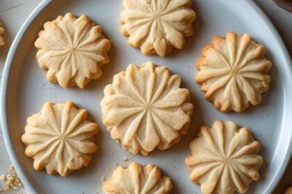 3 ingredient shortbread cookies