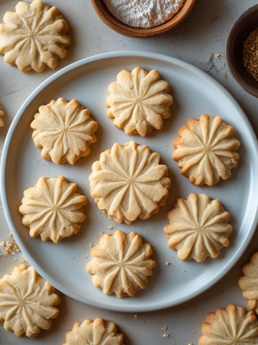 3 ingredient shortbread cookies