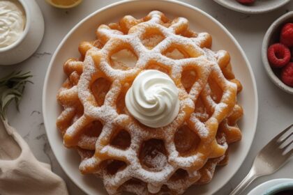 3 ingredient funnel cake recipe