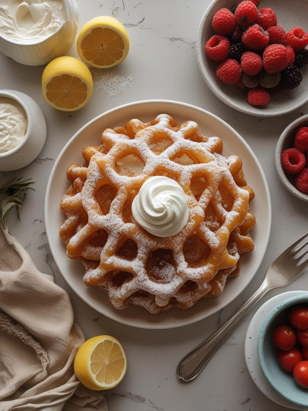 3 ingredient funnel cake recipe