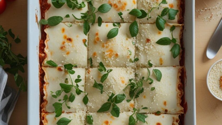 easy lasagna recipe with cottage cheese