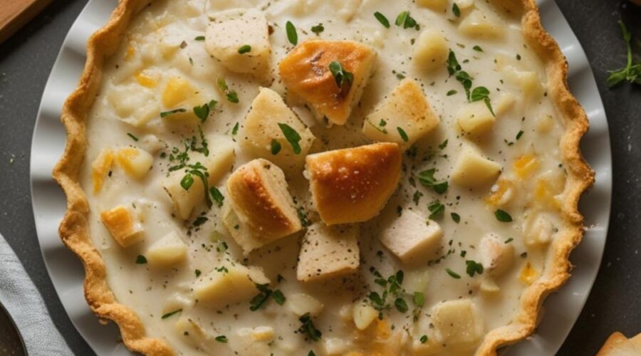 easy chicken pot pie recipe with cream of chicken soup