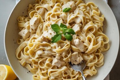 easy chicken fettuccine alfredo recipe