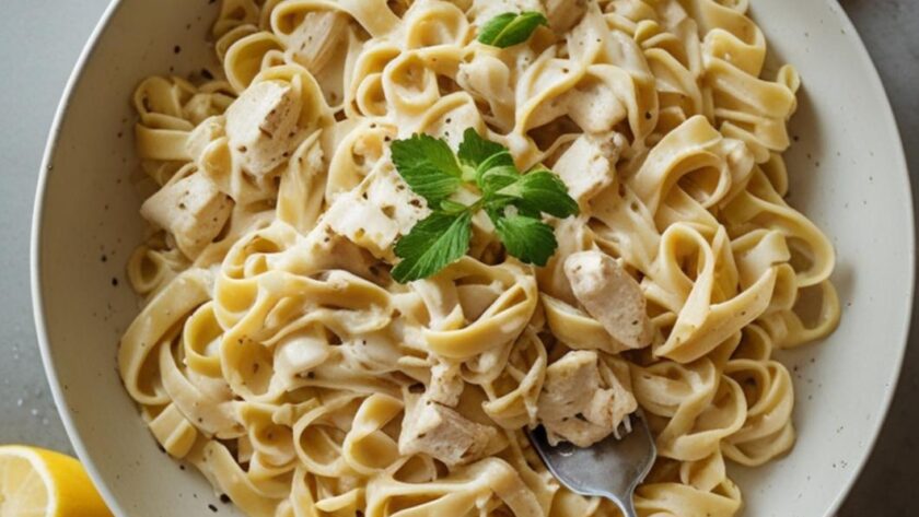 easy chicken fettuccine alfredo recipe