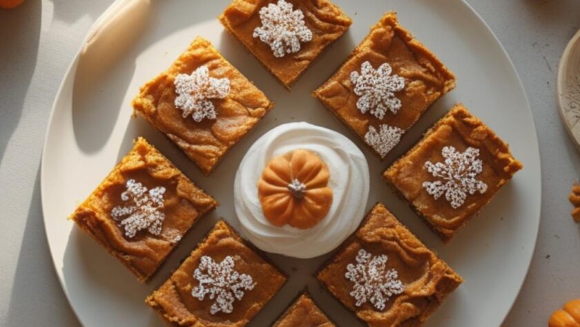 recipes for easy pumpkin bars