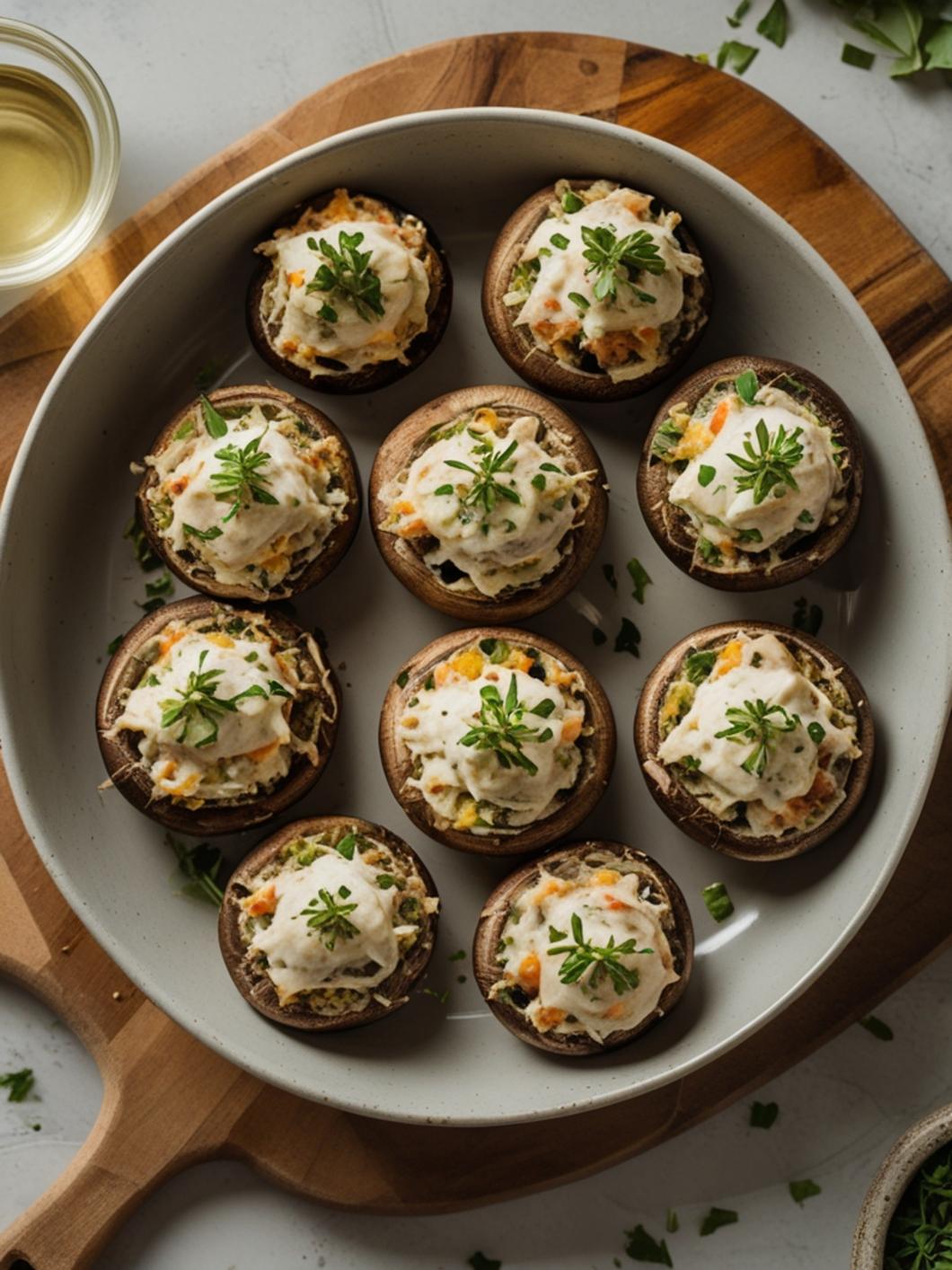 easy stuffed mushroom recipes