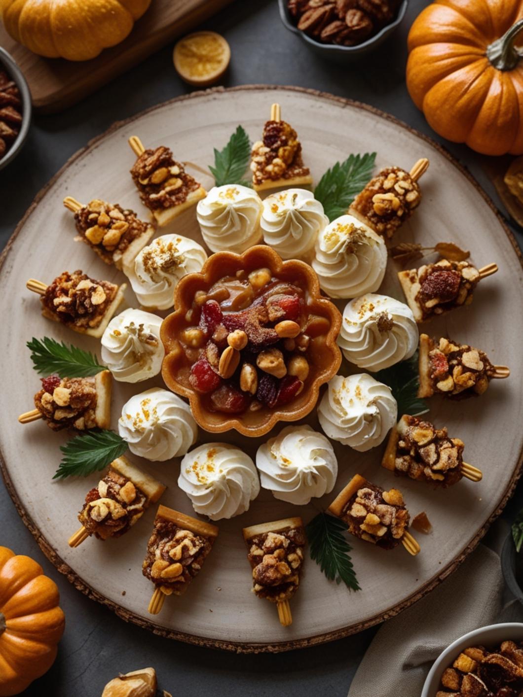 3-ingredient thanksgiving appetizer dessert