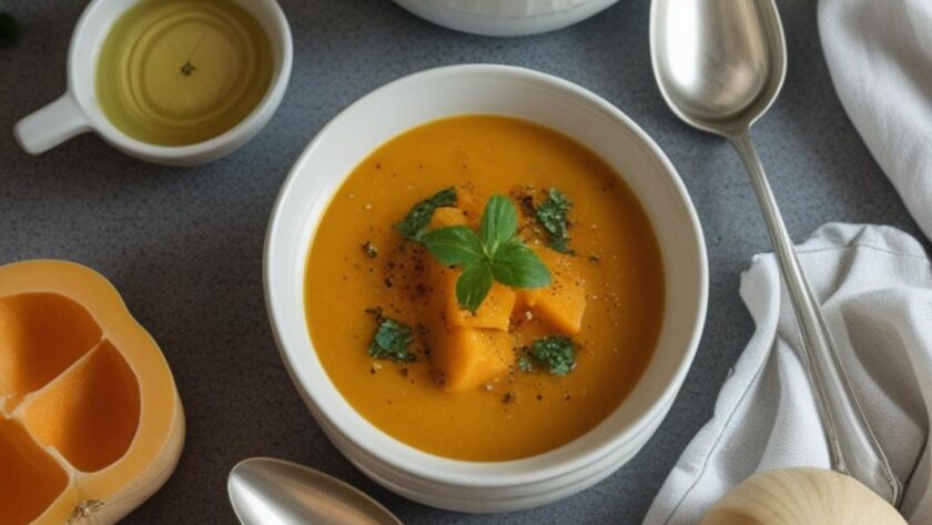 3 ingredient butternut squash soup