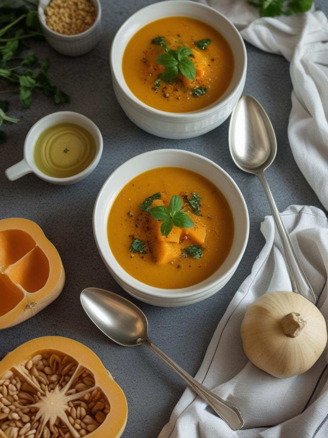 3 ingredient butternut squash soup