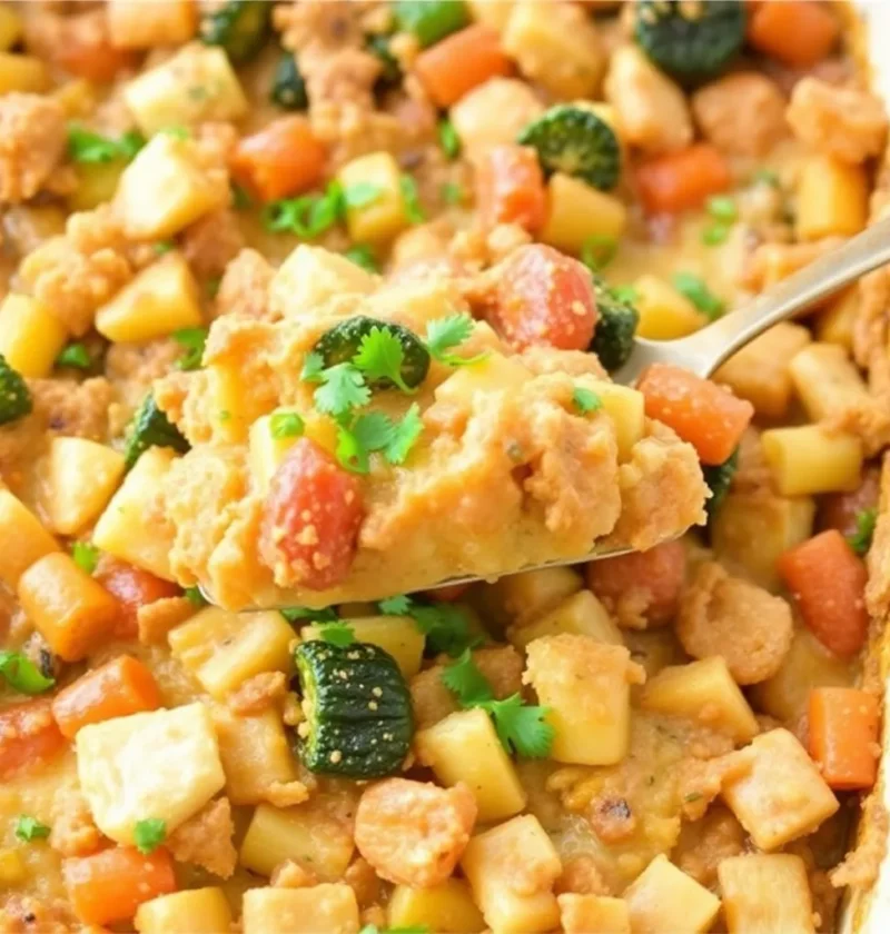 Dump and Bake Vegetable Casseroles