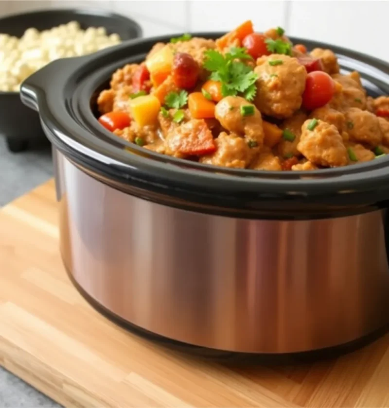 High Protein Vegetarian Slow Cooker