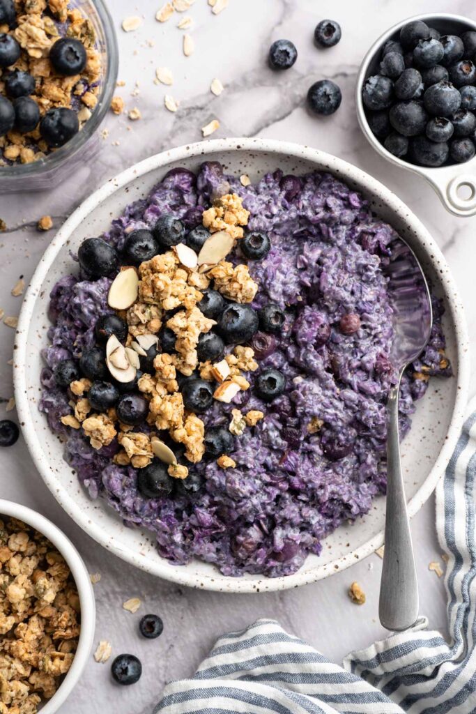 Blueberry Pie Overnight Oats Easy
