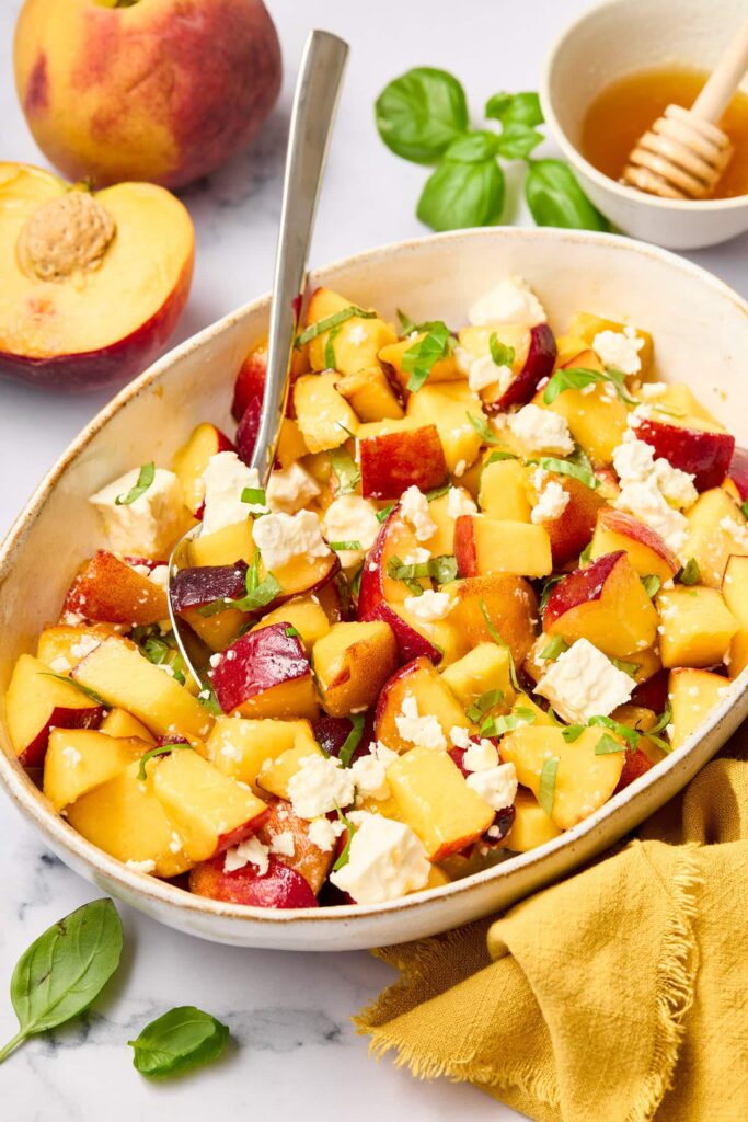 Best Refreshing Summer Peach Salad