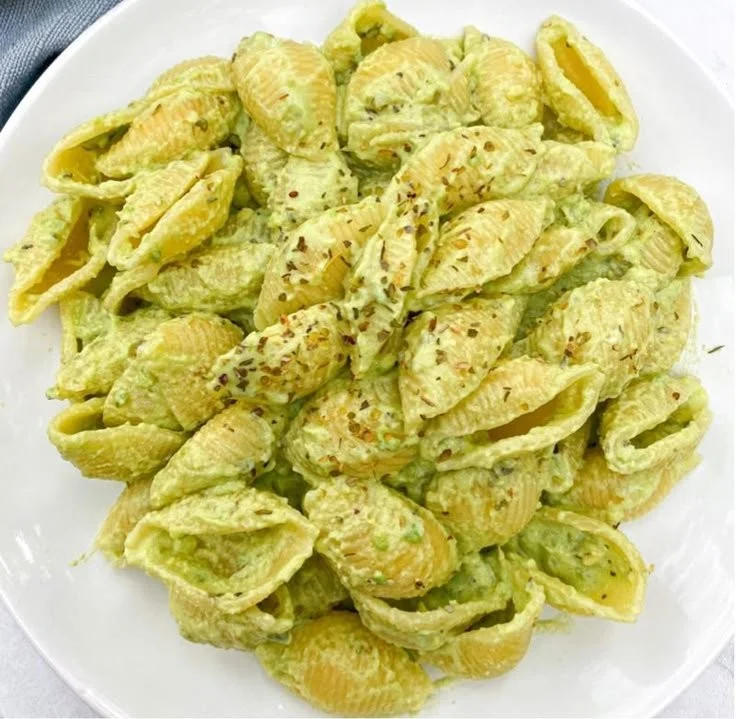 Creamy Avocado Greek Yogurt Mix served in a bowl