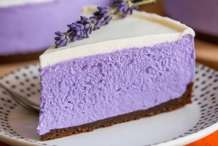Lavender Honey No-Bake Cheesecake Easy