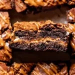 Easy Biscoff brownies with a rich, fudgy texture and a caramel flavor twist.