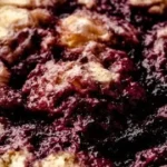 Delicious homemade blackberry dumplings ready to serve