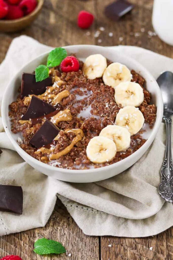 Chunky Monkey Quinoa Breakfast Bowl Best