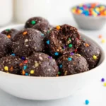 Healthy and gluten-free Cosmic Brownie Bites, a delicious dessert option