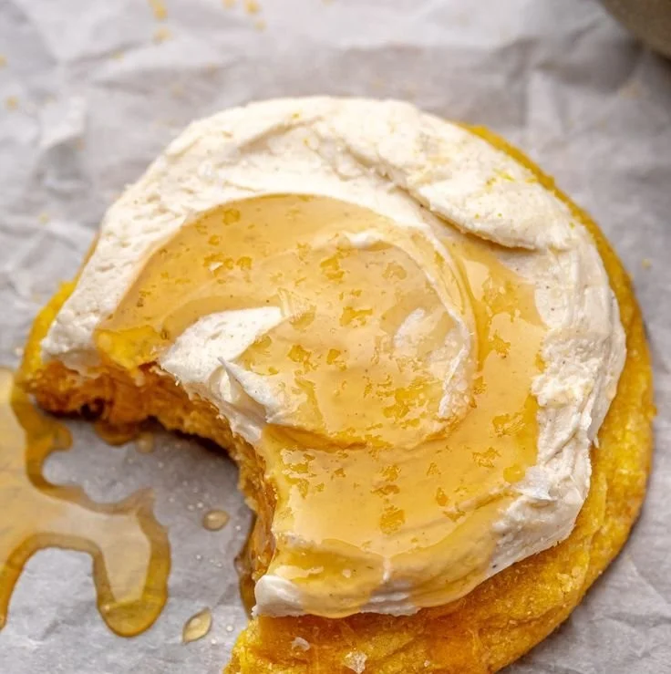 Delicious Crumbl cornbread cookies on a plate
