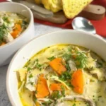 Easy Slow Cooker Tomato Chicken Curry served in a bowl with fresh herbs