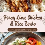 Delicious Greek Chicken bowl with fresh vegetables and herbs