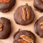 Delicious no-bake pecan pie bites served on a plate
