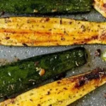 Deliciously roasted zucchini seasoned to perfection