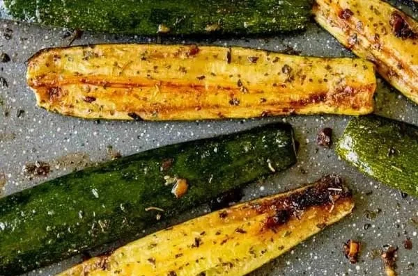 Deliciously roasted zucchini seasoned to perfection