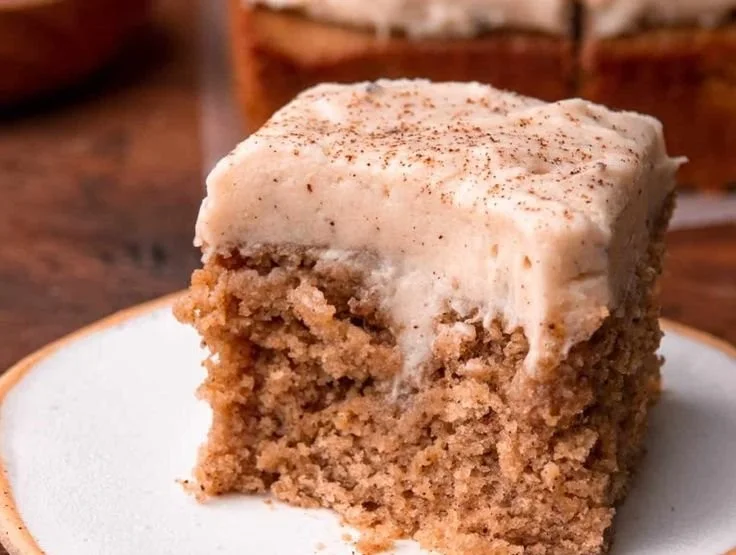 Delicious Chai Cake from In Bloom Bakery topped with spices and autumn flavors