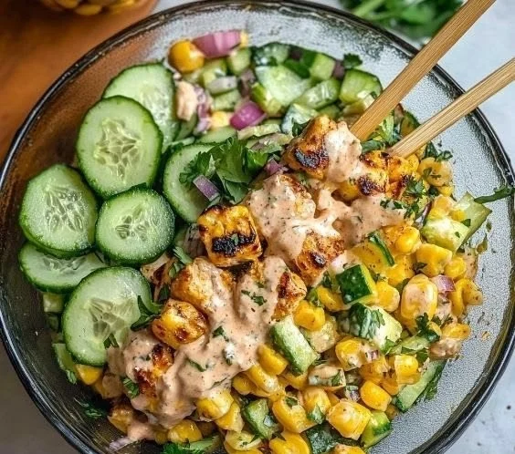 Easy 15-minute Mexican cucumber salad with vibrant fresh ingredients