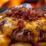 Hobo Foil Packets with fresh vegetables and meat, easy dinner recipe