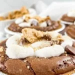 Mini S'mores Pies with chocolate and marshmallow filling in a crispy crust