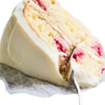 Delicious Raspberry Lemon Cake with fresh raspberries and lemon zest