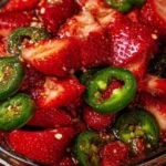 Delicious Strawberry Jalapeño Cowboy dish made with fresh ingredients.