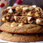 Bakery-style gingerbread cookies decorated with icing on a plate