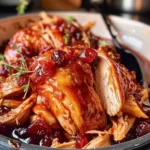 A comforting Chicken Cobbler served in a rustic dish with golden crust.