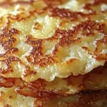 Crispy German potato pancakes served with sour cream and chives.
