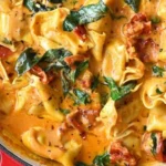 Delicious Marry Me Tortellini recipe for an easy romantic dinner.