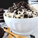 Delicious gluten-free Oreo mousse dessert in a glass