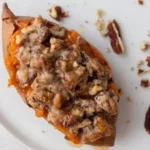 Delicious Pecan Pie Double Sweet Potato dessert showcasing a tasty twist on classic pecan pie.