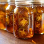 Easy recipe for smoky Bourbon Cowboy Candy with a sweet and spicy flavor.