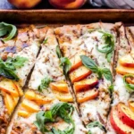 Easy Turkey Bruschetta Burgers topped with fresh tomato and basil
